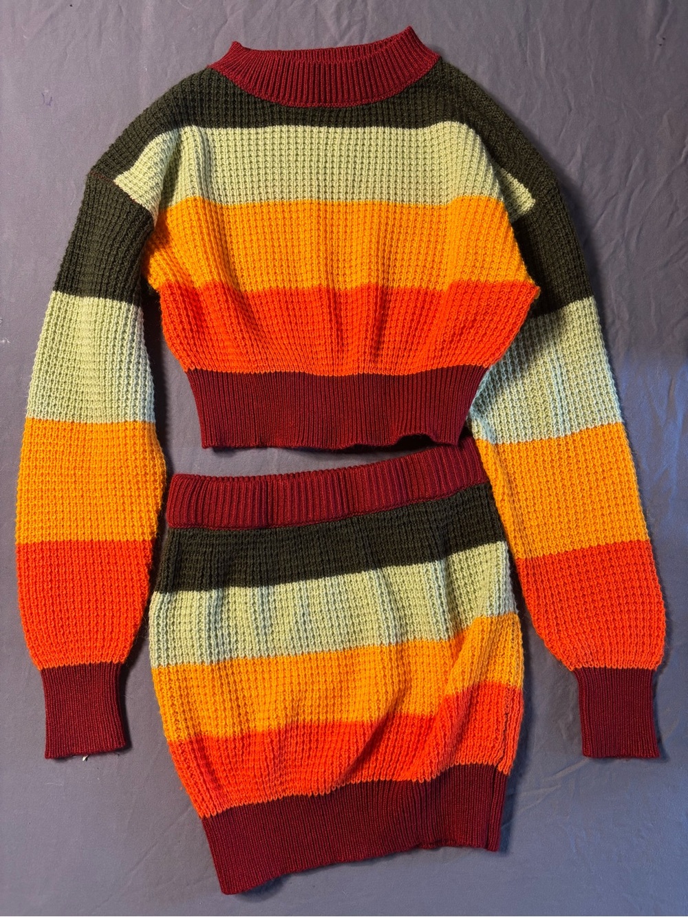 SHEIN Knitted Sweater Set Sz 10